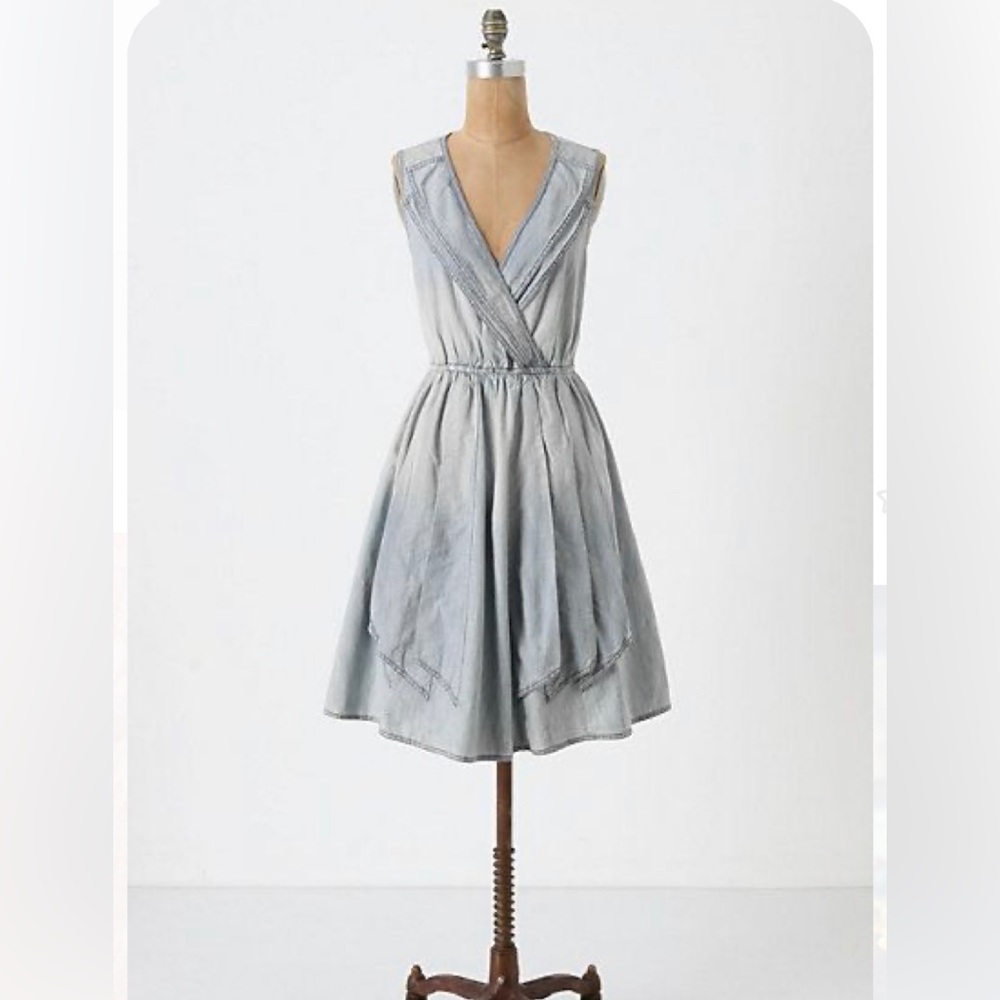 Anthropologie- Maeve Denim Dress